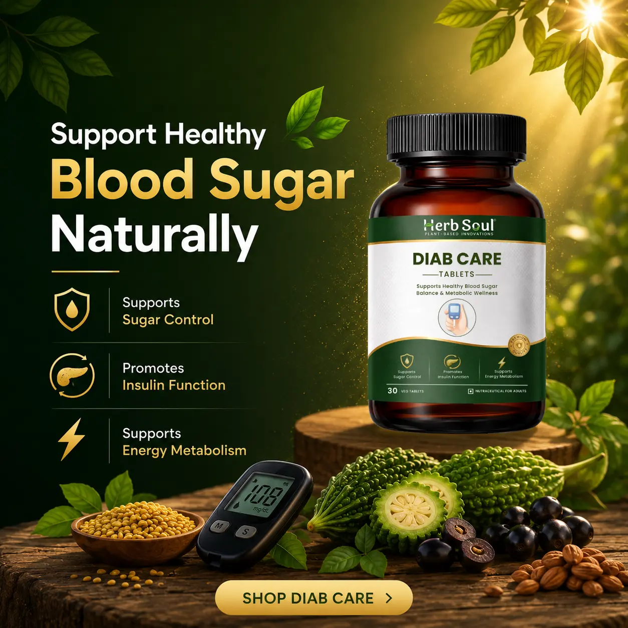 Diab Care Tablet Premium Mobile Banner