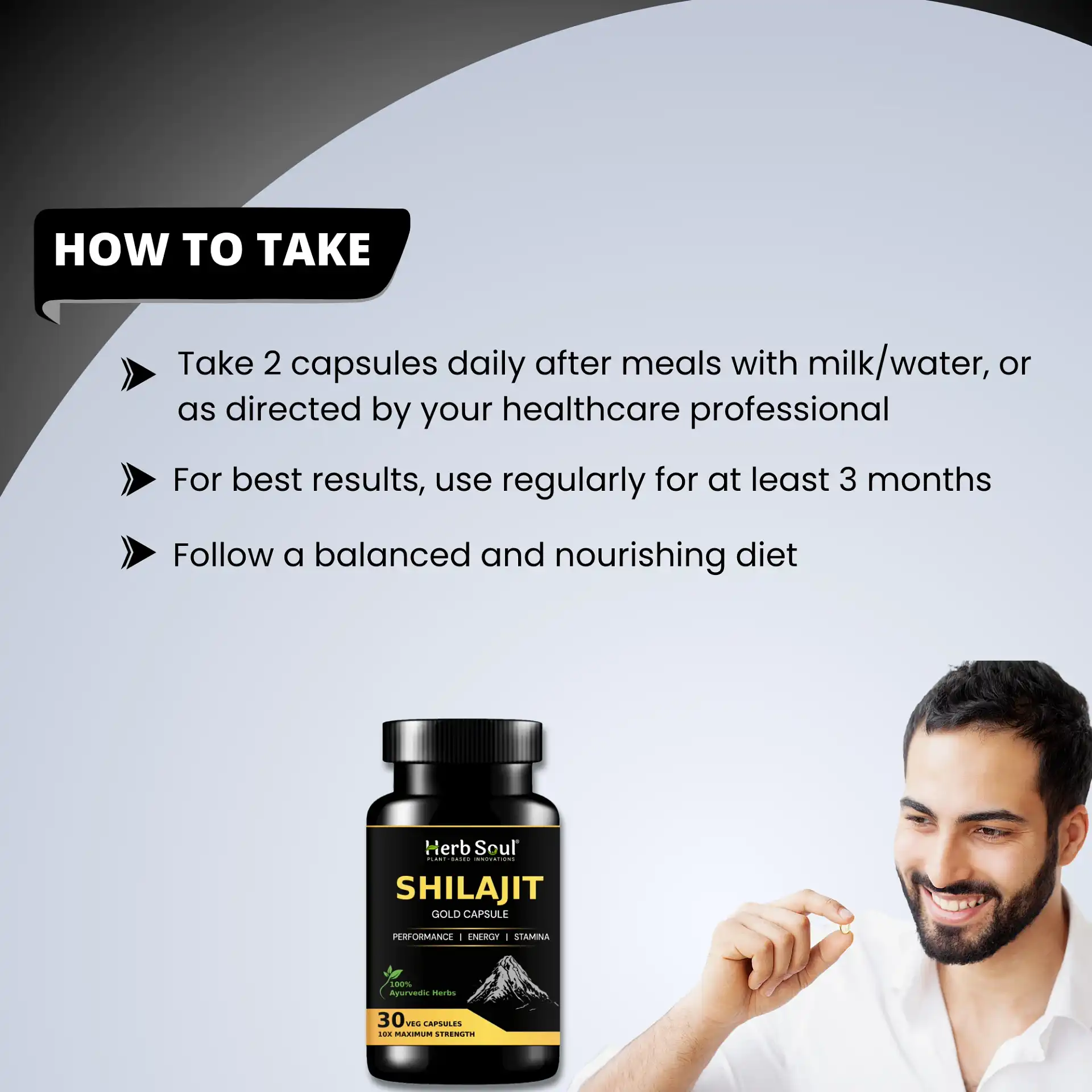 Shilajit Gold Capsule Dosage