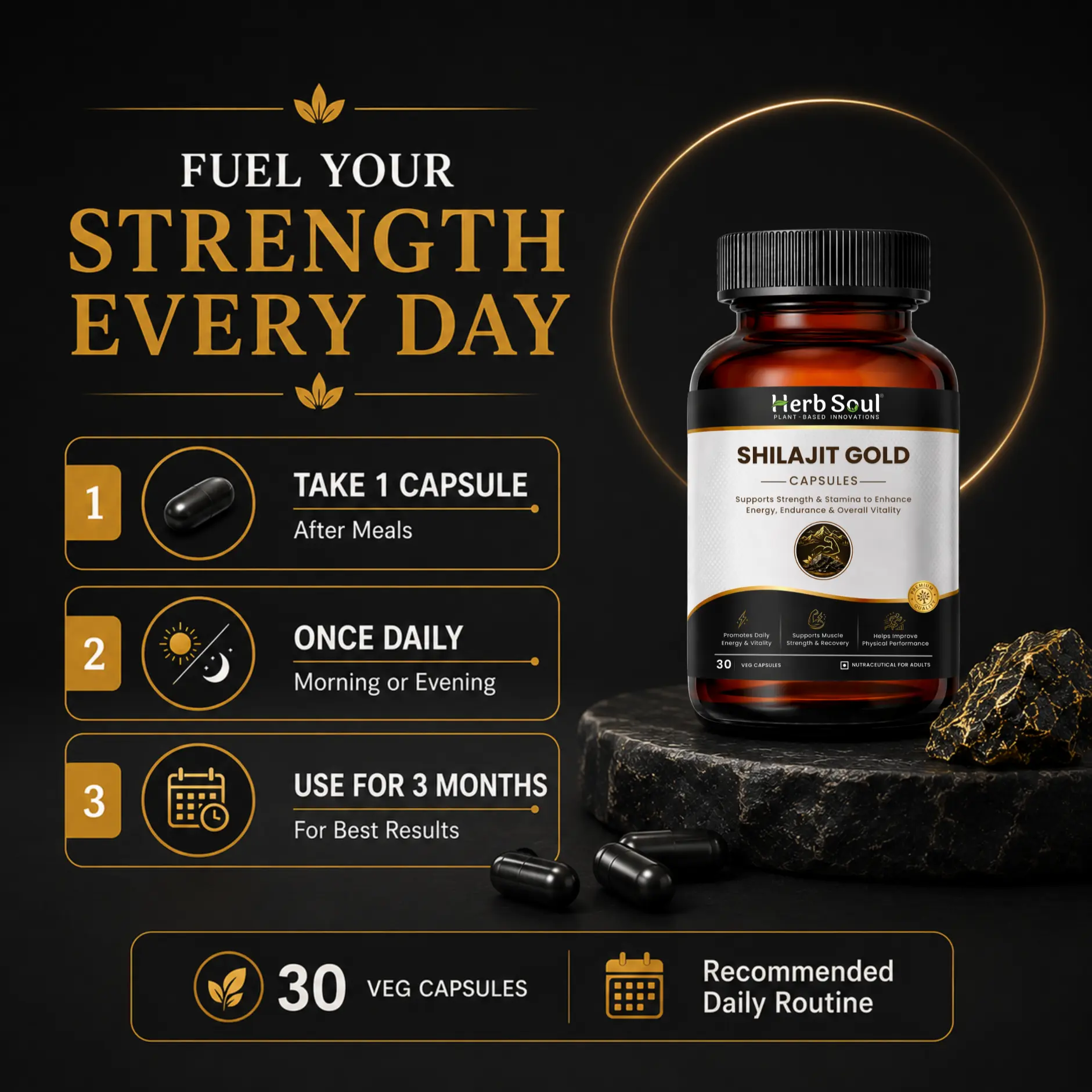 How to Use Shilajit Gold Capsules